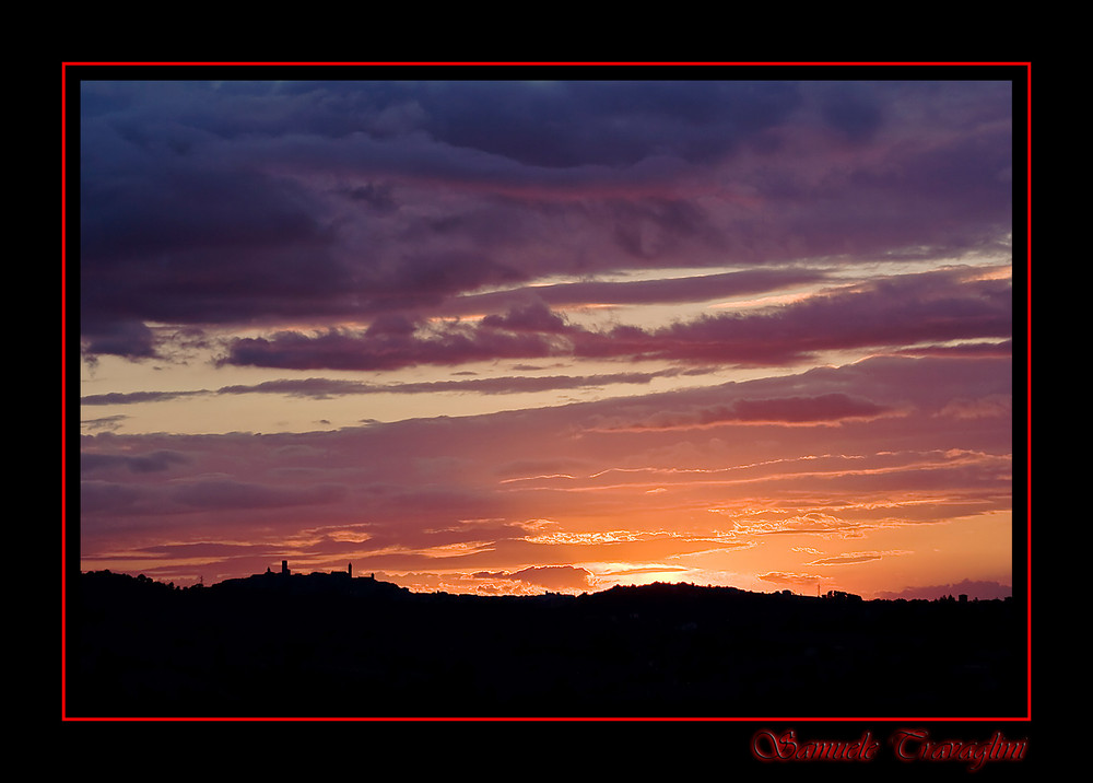 Tramonto a Potenza Picena 2