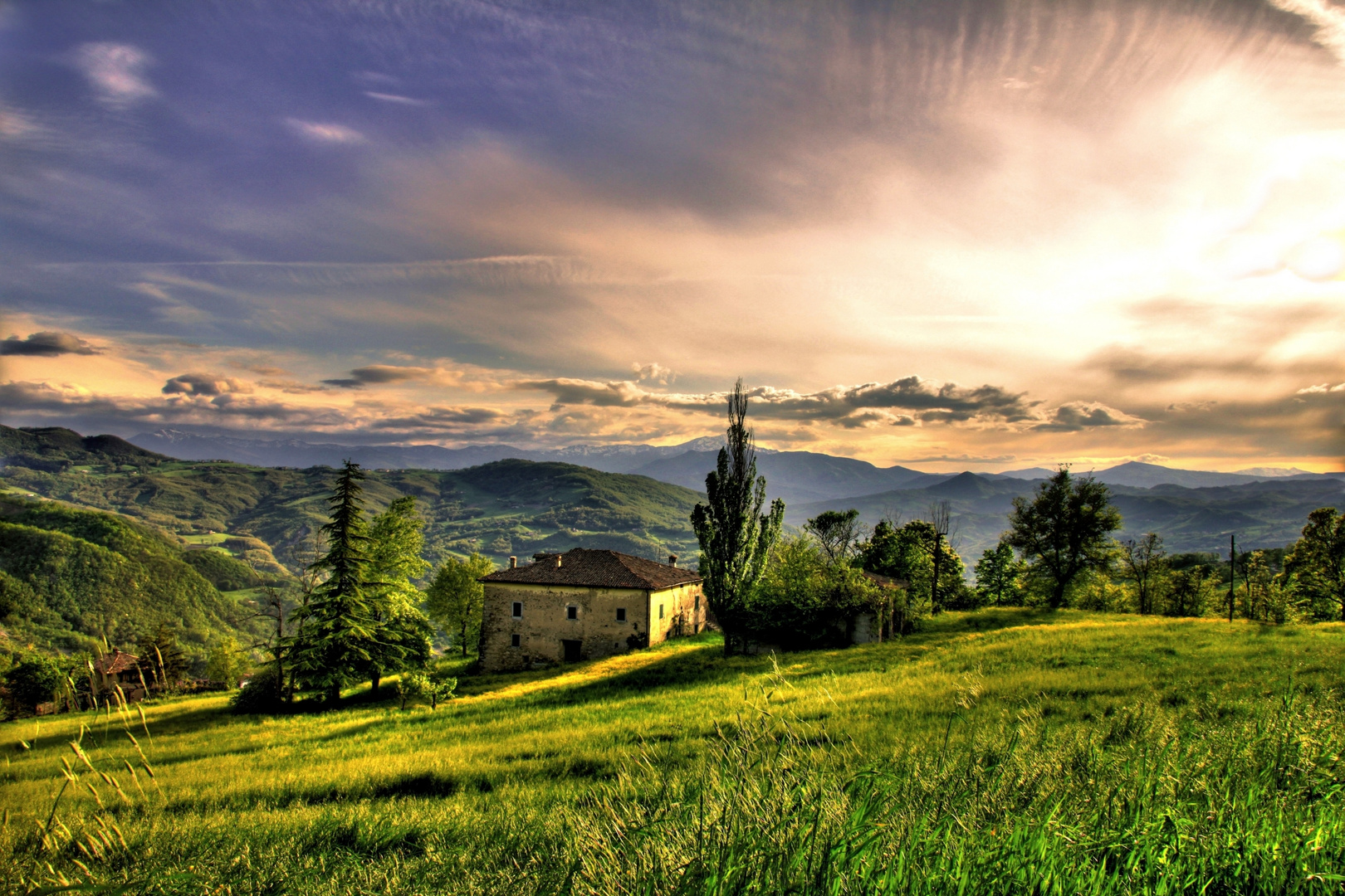 tramonto a Rosola (zocca modena italy)