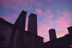 Tramonto a San Gimignano (SI)