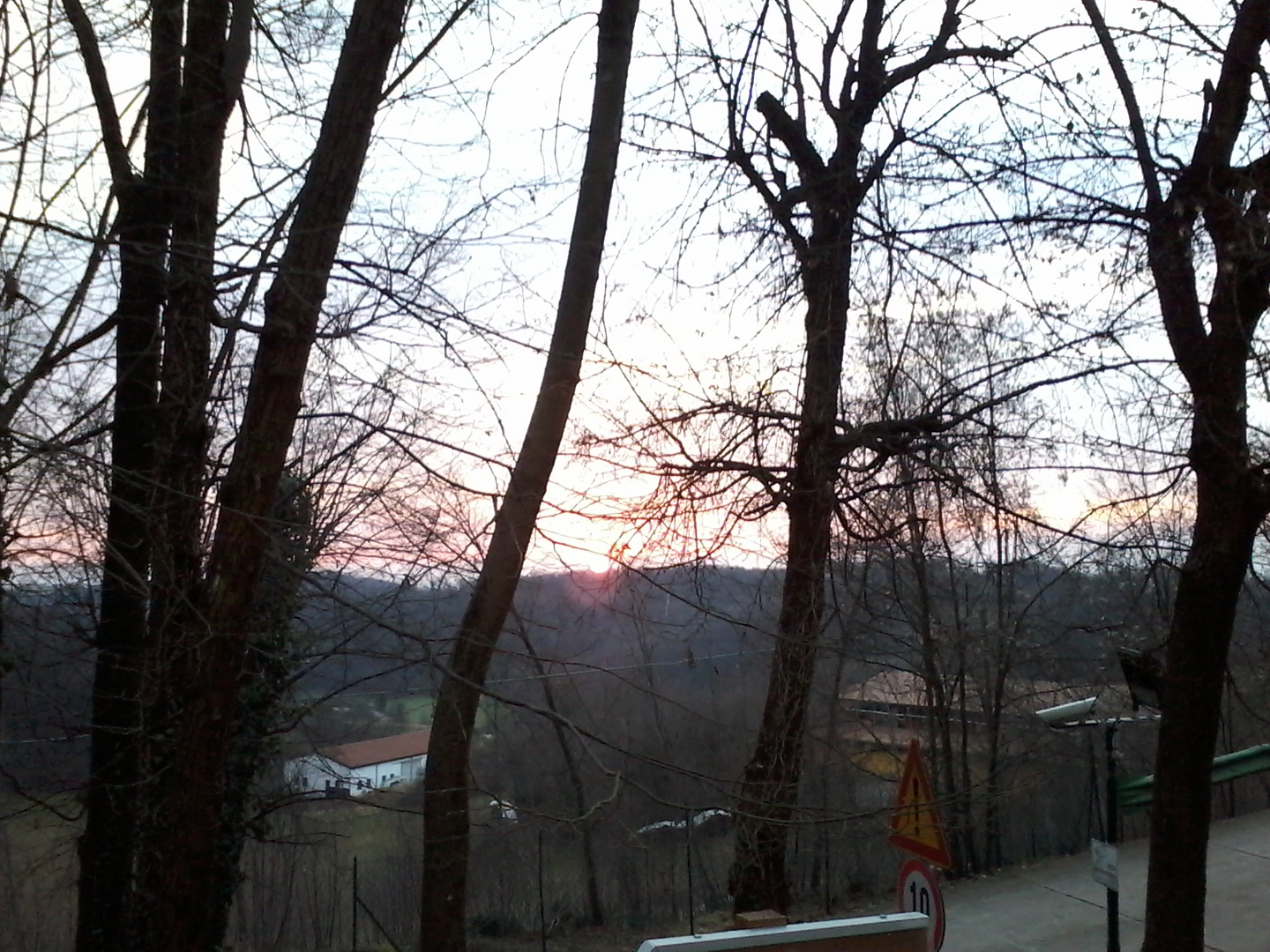 tramonto a San Giovanni in Monte