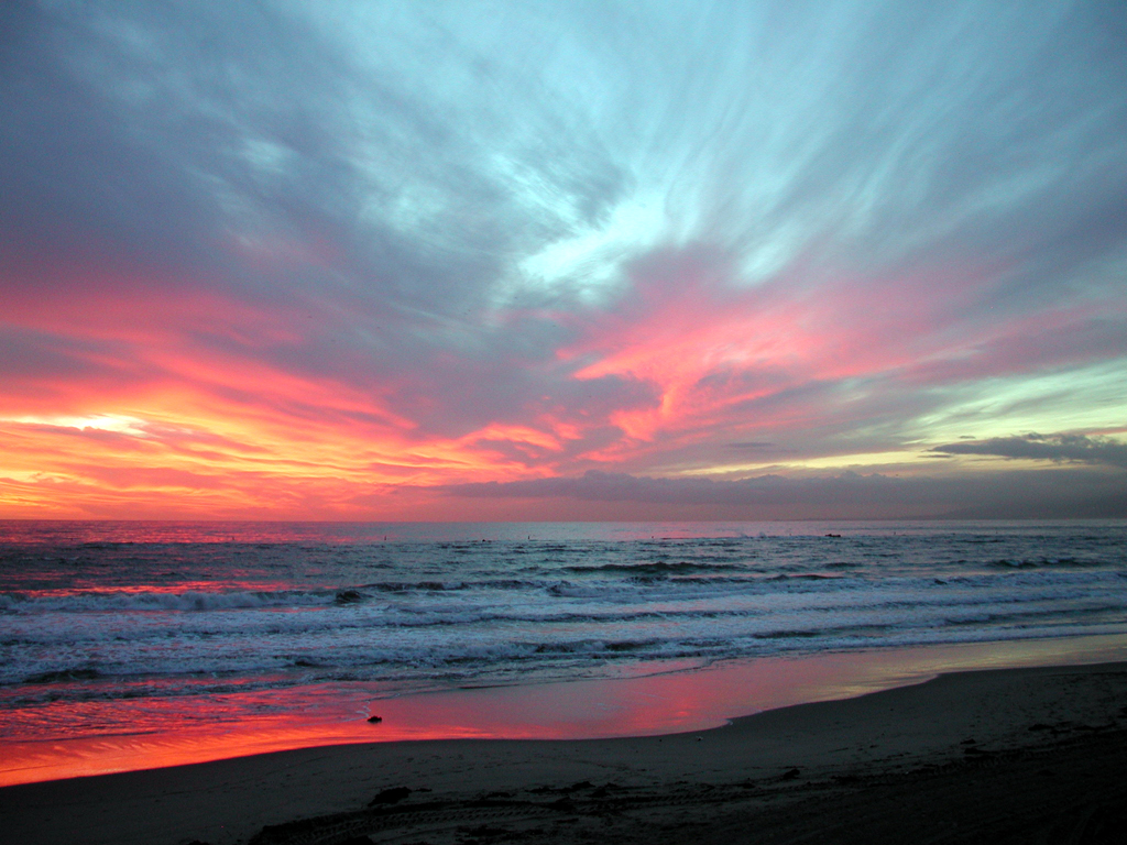 Tramonto a Santa Monica