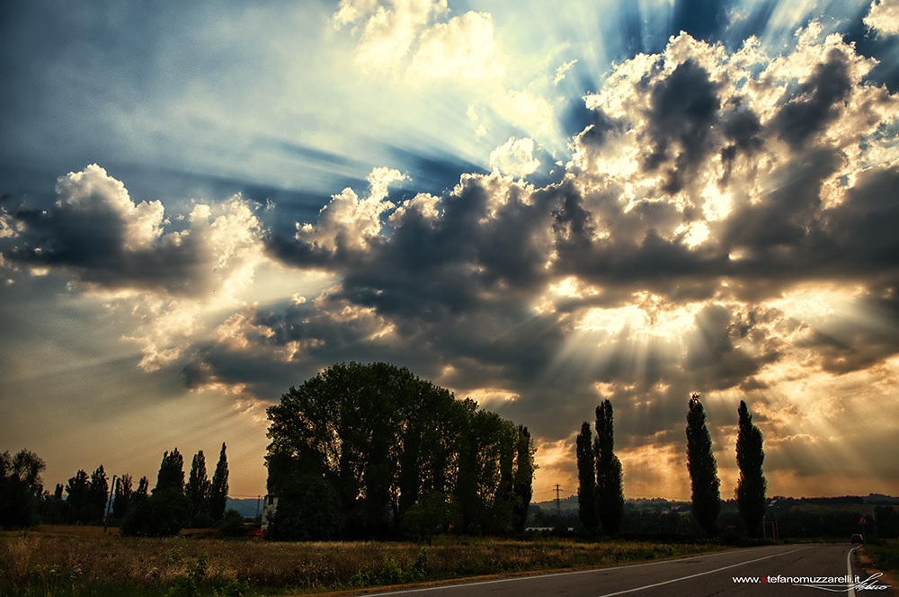 Tramonto a Sassuolo