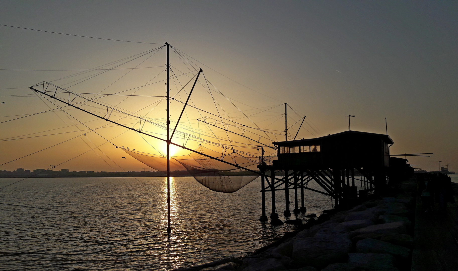 Tramonto a Sottomarina