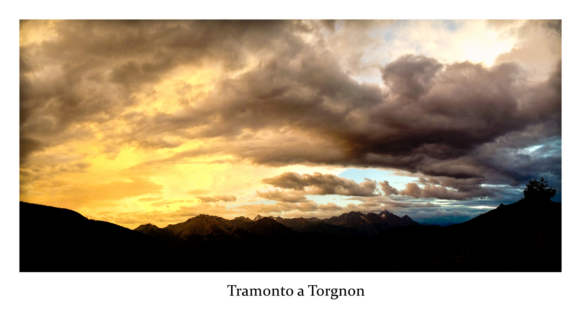 Tramonto a Torngon