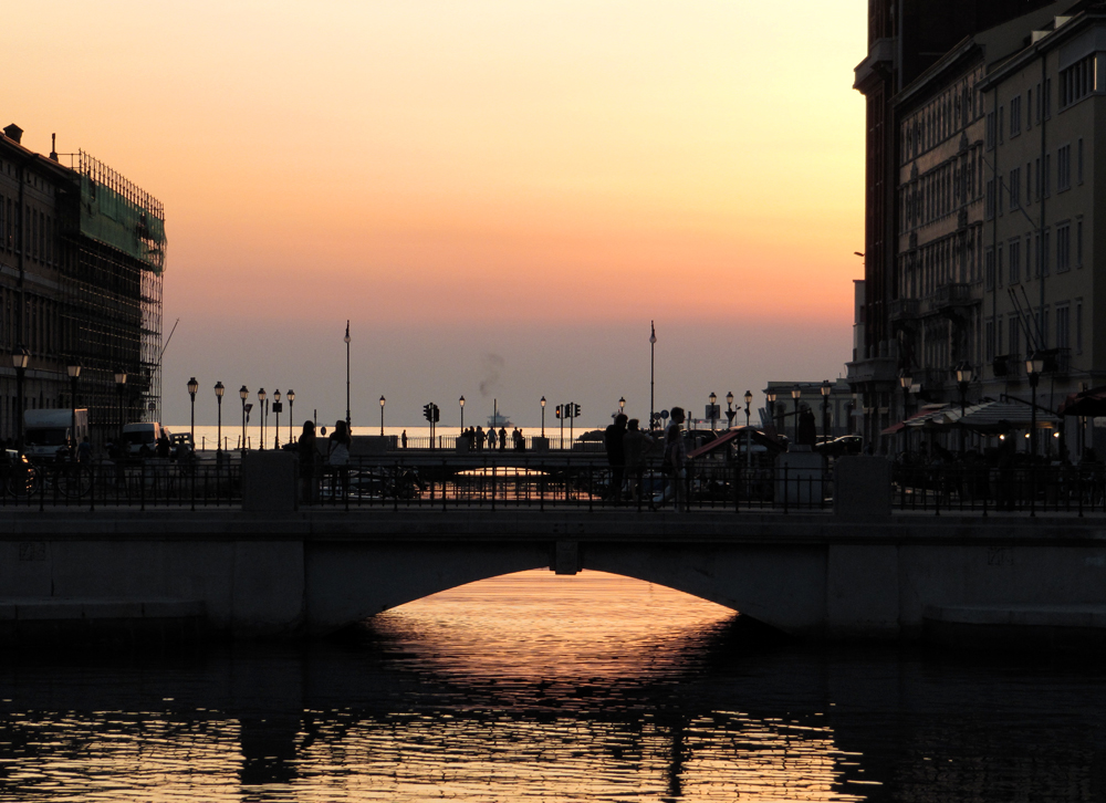 Tramonto a Trieste