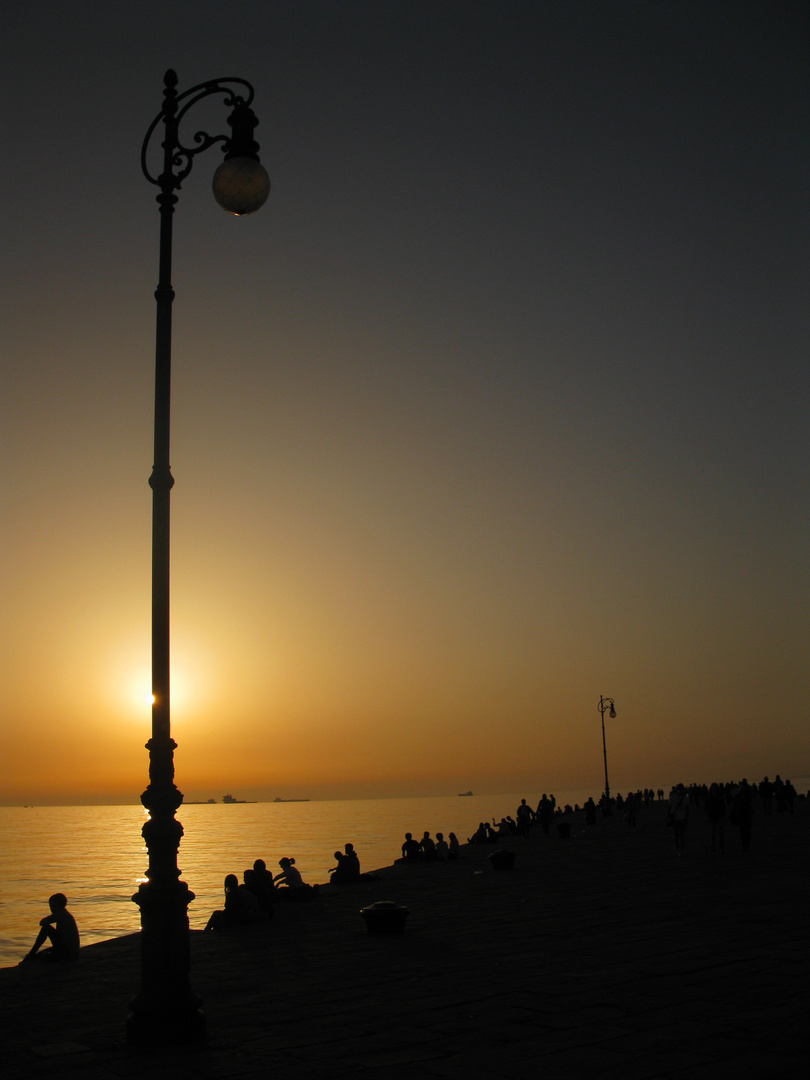 Tramonto a Trieste