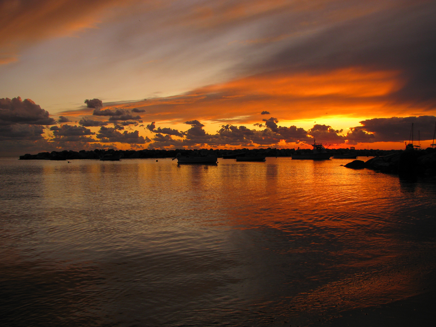 Tramonto a Vada Livorno