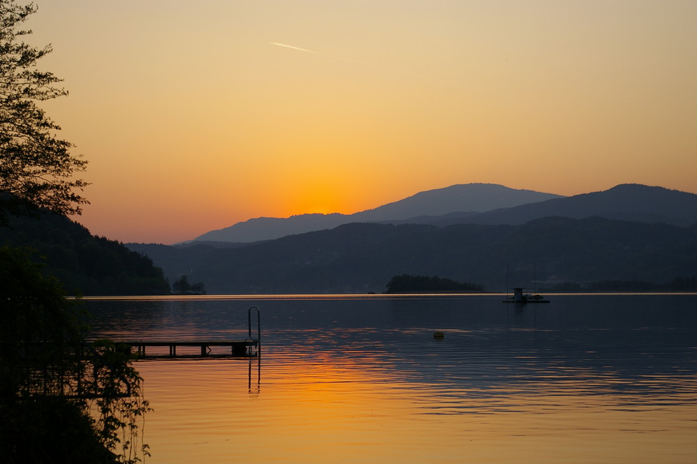 tramonto a Velden