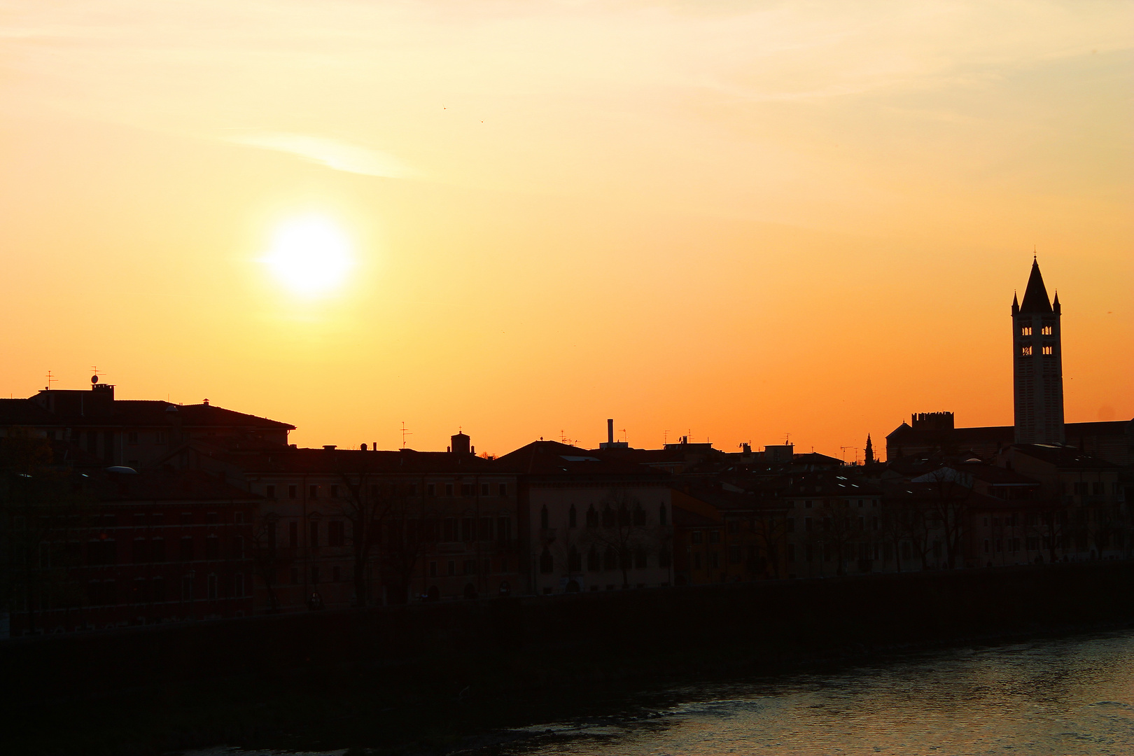 Tramonto a Verona