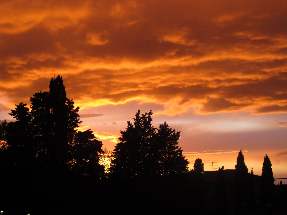 Tramonto a Volterra