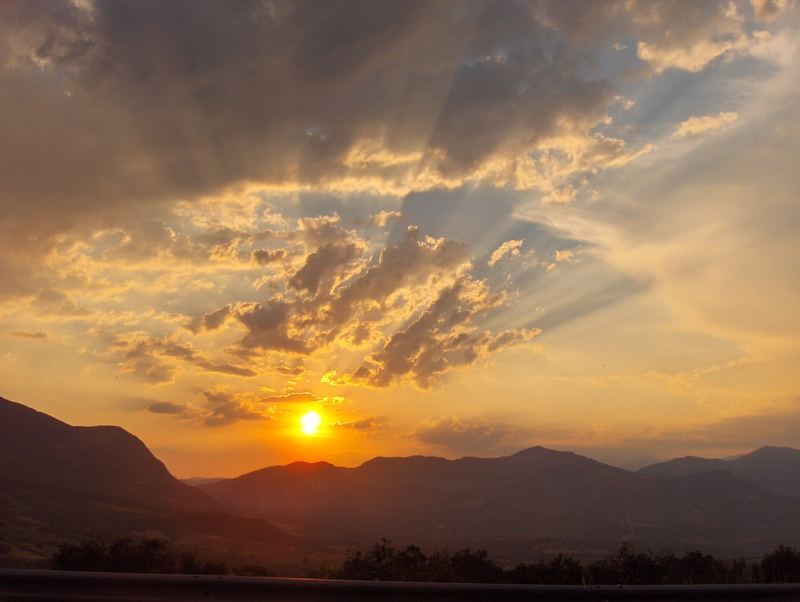 Tramonto abruzzese