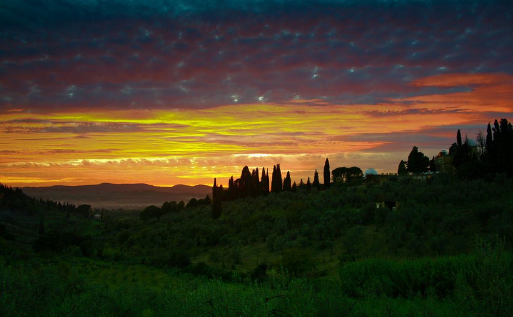 Tramonto ad Arcetri