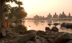 Tramonto ad Orchha