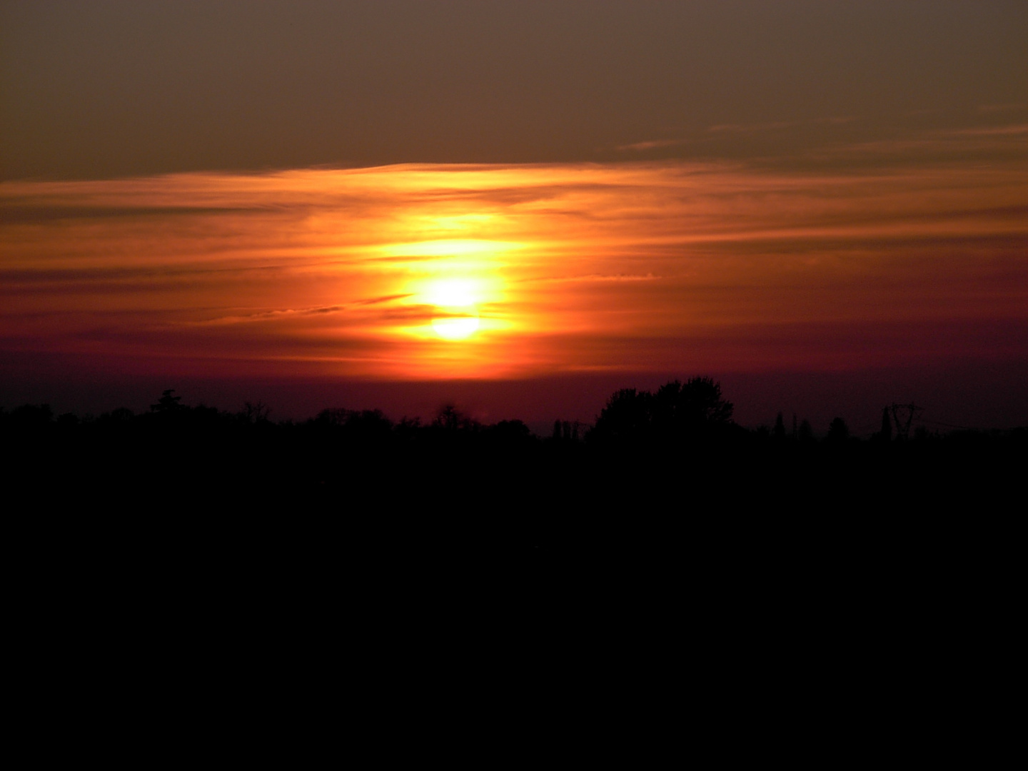 Tramonto africano...a Calderara di Reno (BO)