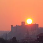 tramonto al castello