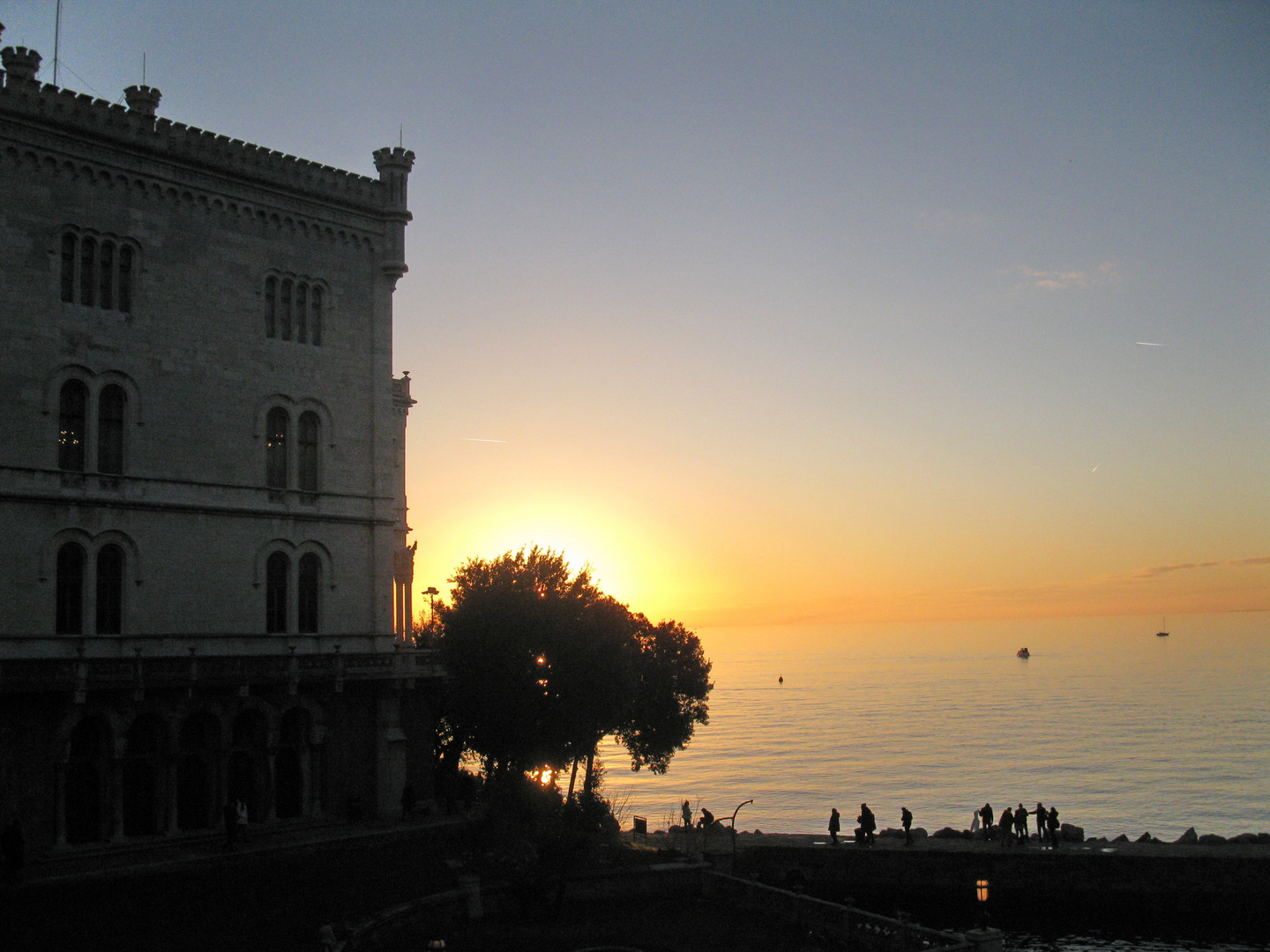 Tramonto al Castello di Miramare