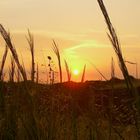 tramonto al centro dell'isola