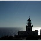 Tramonto al faro di Akrotiri (Santorini)