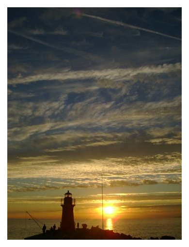 Tramonto al faro