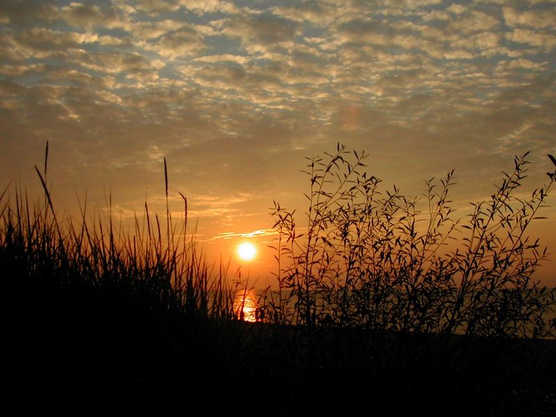 Tramonto al mare Baltico