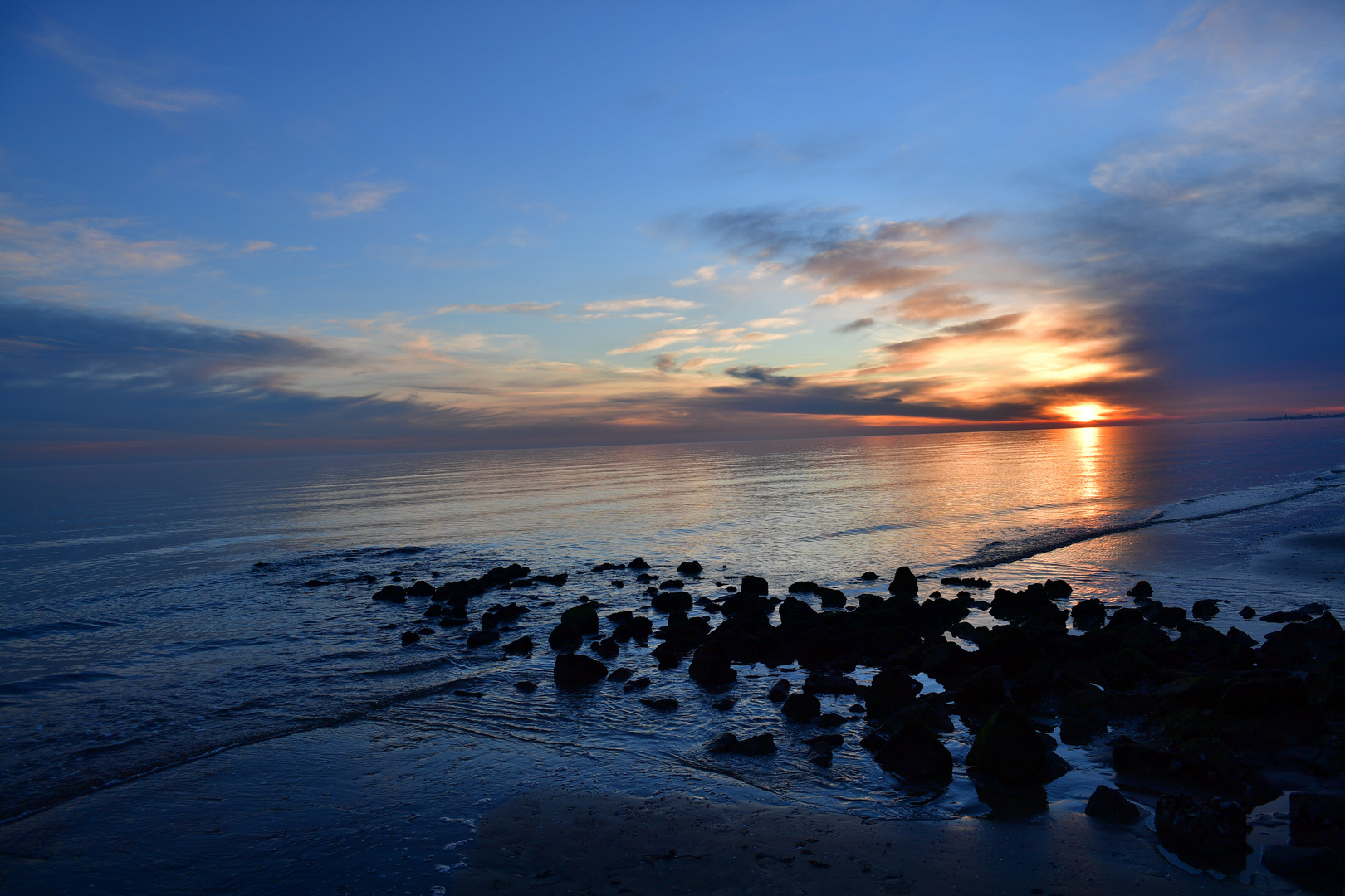 tramonto al mare