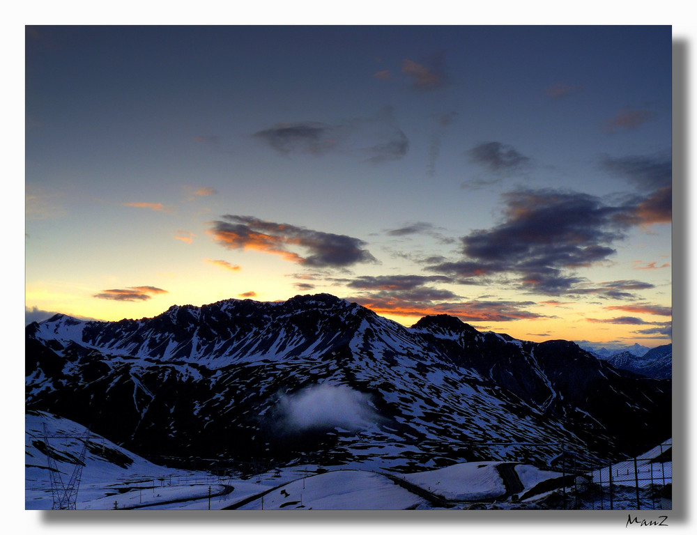 Tramonto al Passo dello Stelvio