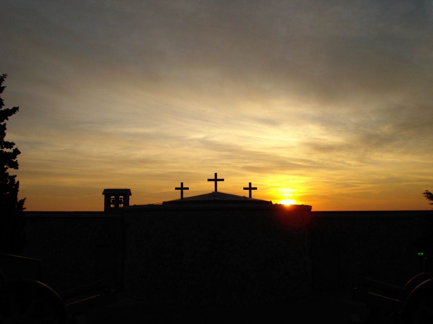 Tramonto al sacraio Redipuglia