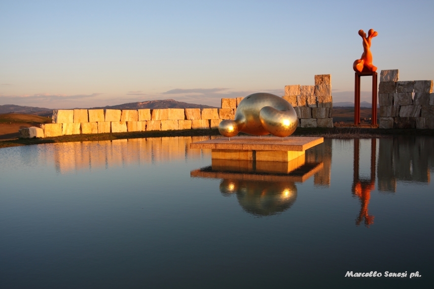 tramonto al Teatro del Silenzio