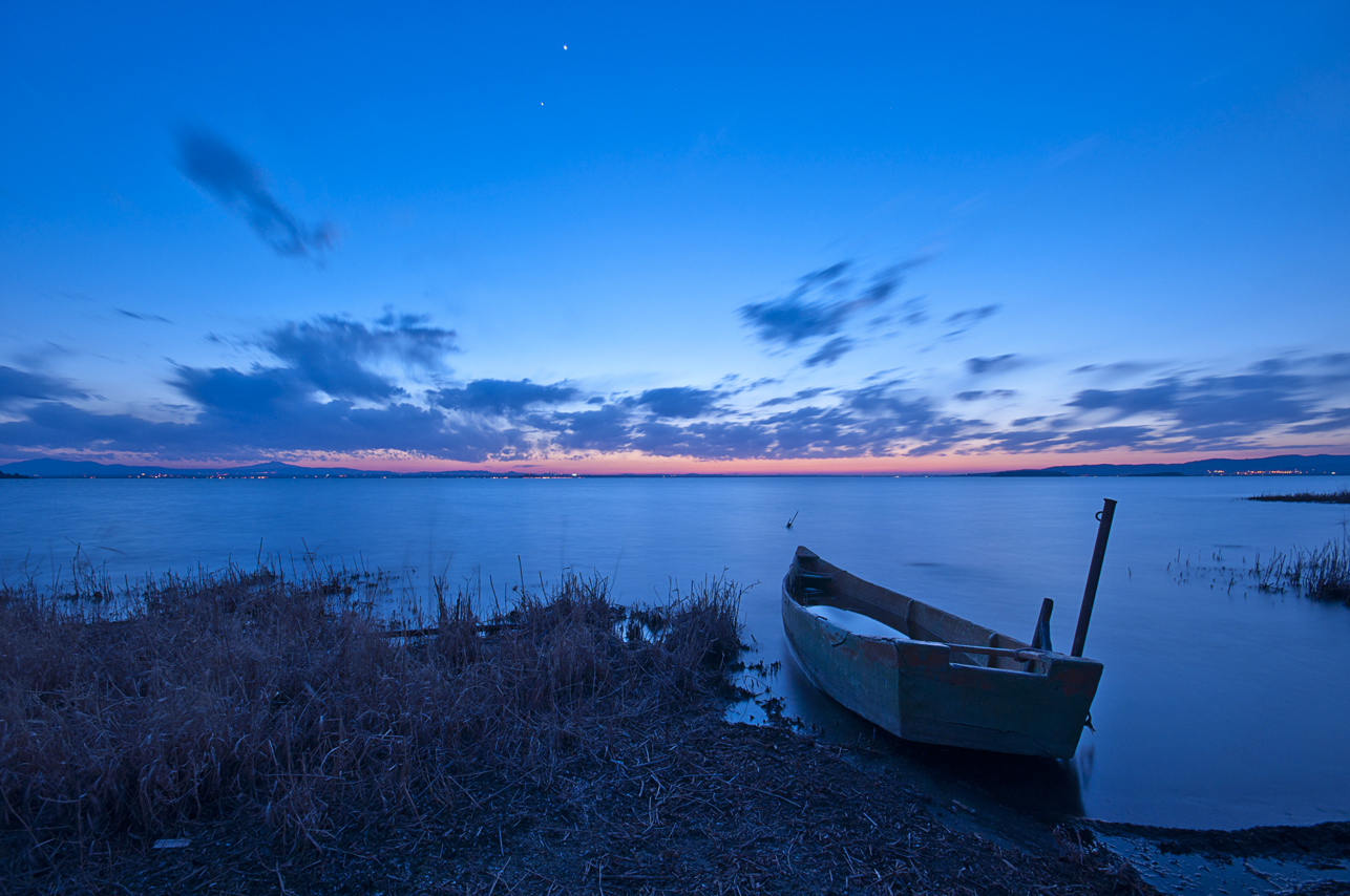 Tramonto al trasimeno