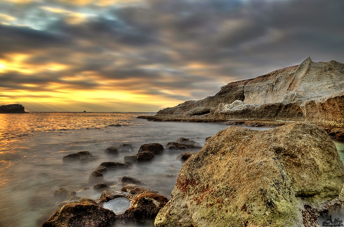 Tramonto alla Baia di Riace