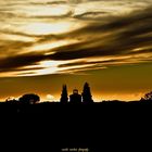 Tramonto alla Cappella della Madonna di Vitaleta - Val d'Orcia