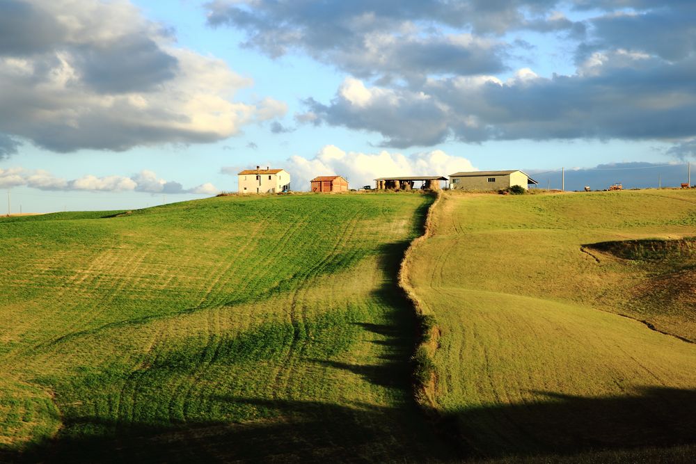 Tramonto alla cascina