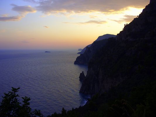 tramonto alla costa amalfitana (tordigliano chiosse)