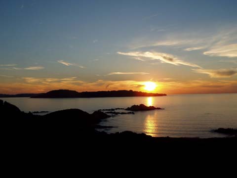 tramonto alla Maddalena