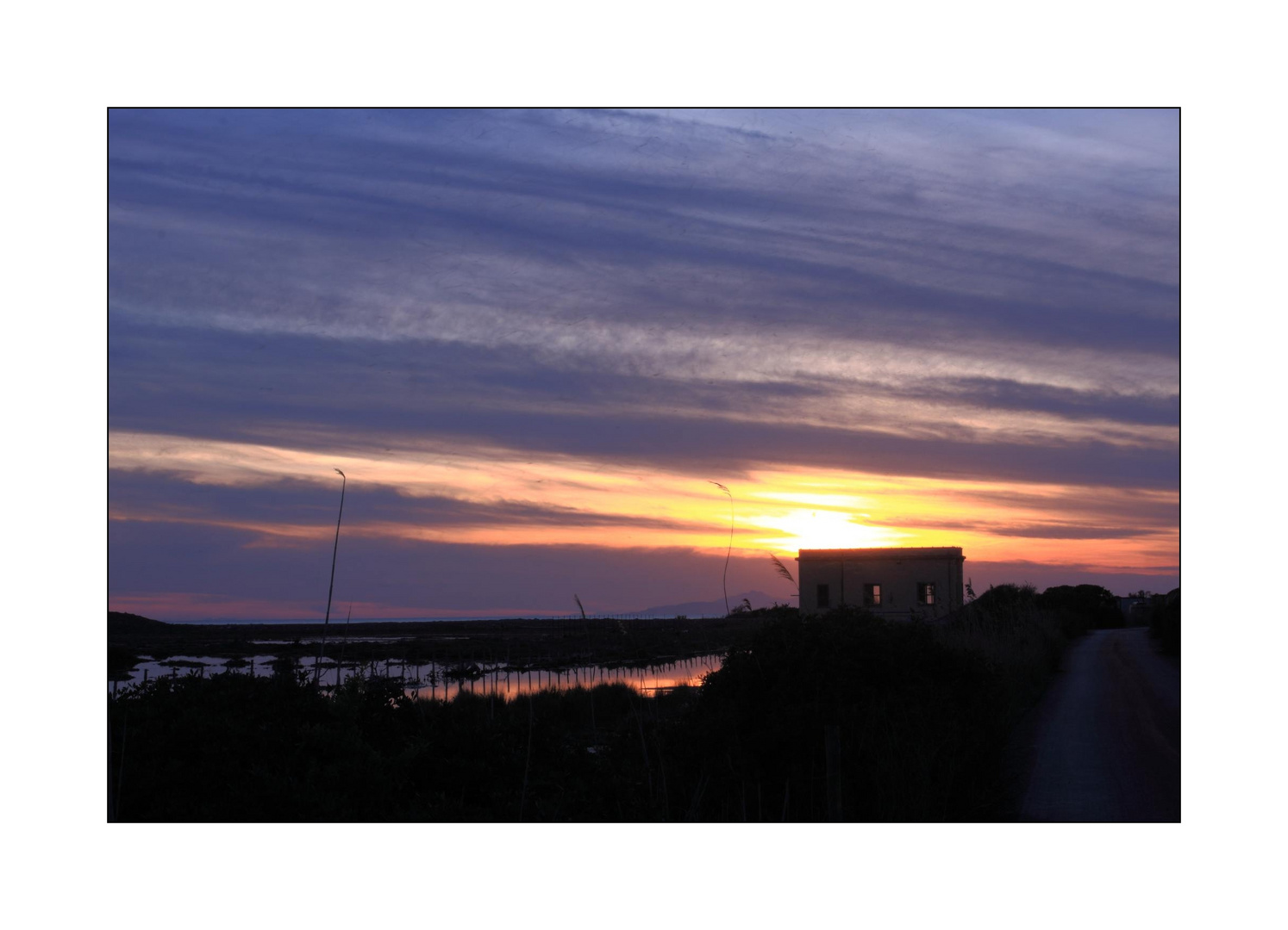 Tramonto alla palude della Trappola 2