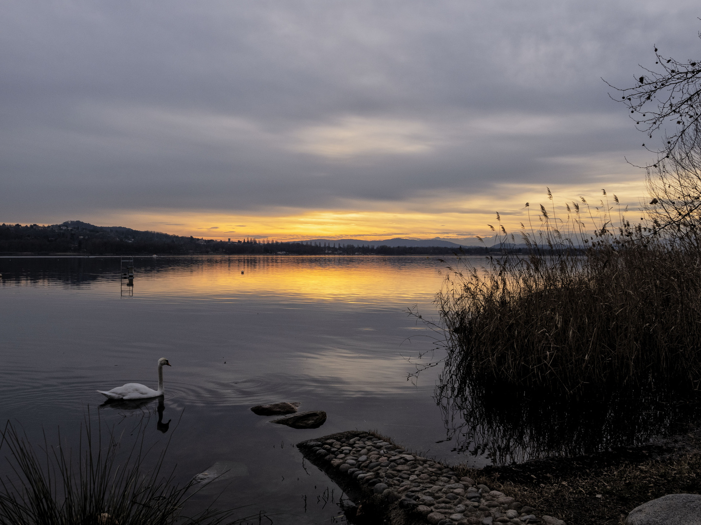 Tramonto alla Schiranna