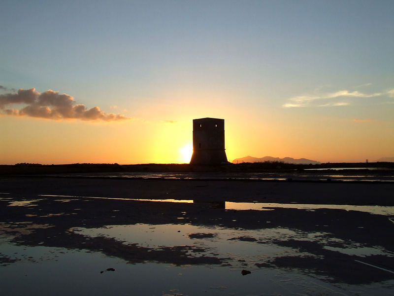 Tramonto alle saline (1)