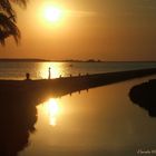 Tramonto alle saline