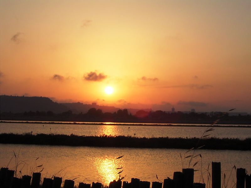 tramonto alle saline (ca)