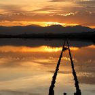 Tramonto alle Saline di Molentargius (Cagliari)