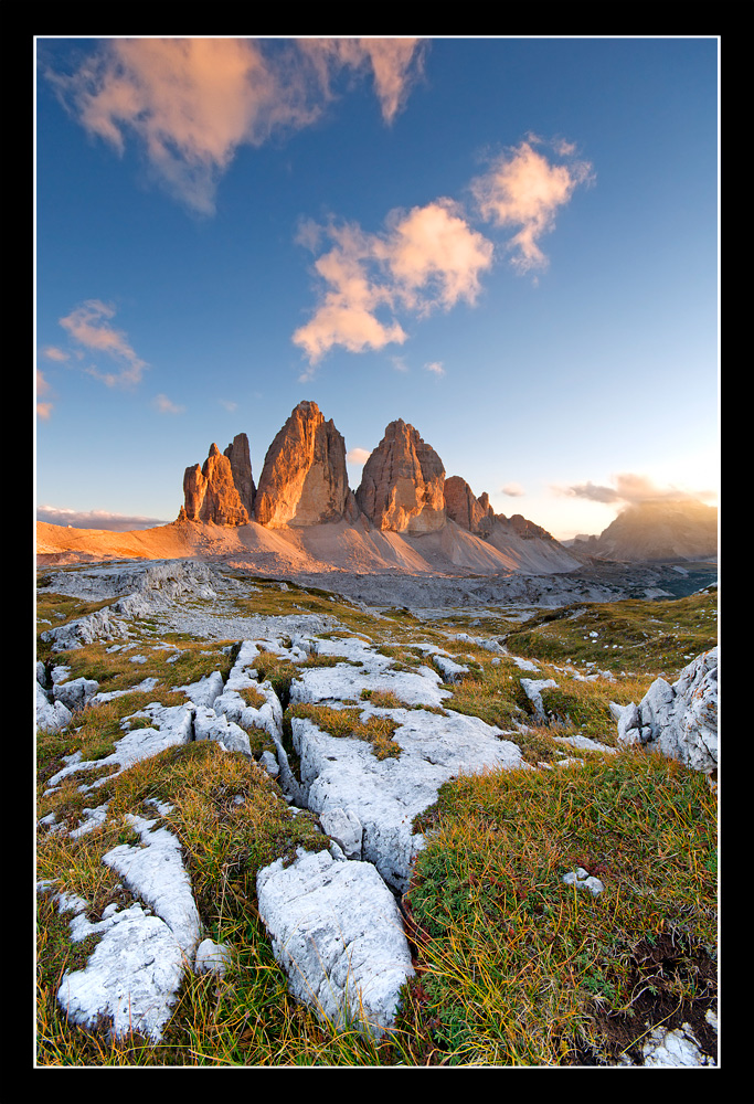 Tramonto alle Tre Cime