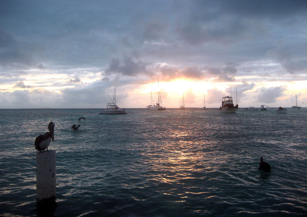 tramonto argentato Los Roques