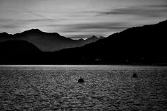 Tramonto, b&w