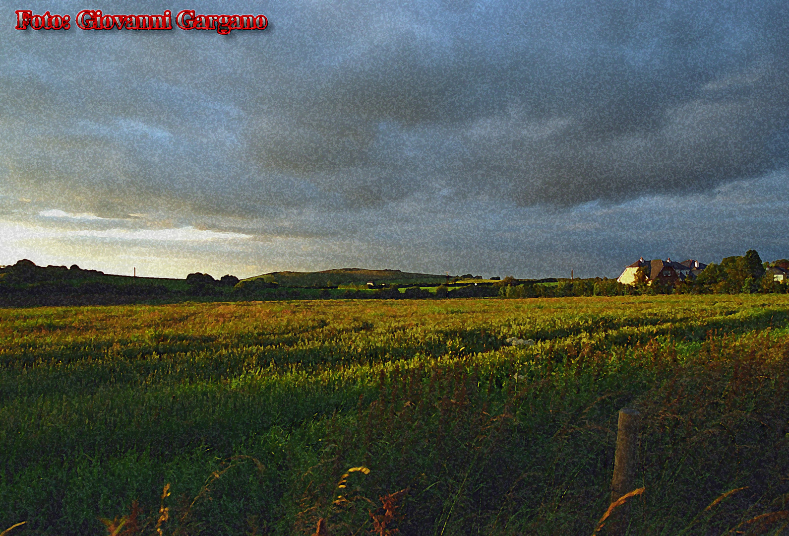 Tramonto campagna Irlandese.