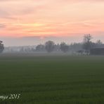 Tramonto campestre ad Alberi (Pr)