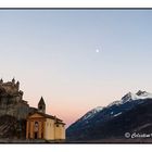 Tramonto Castello di Saint Pierre (Valle D'Aosta)