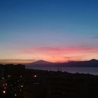 Tramonto colorato dell'Etna