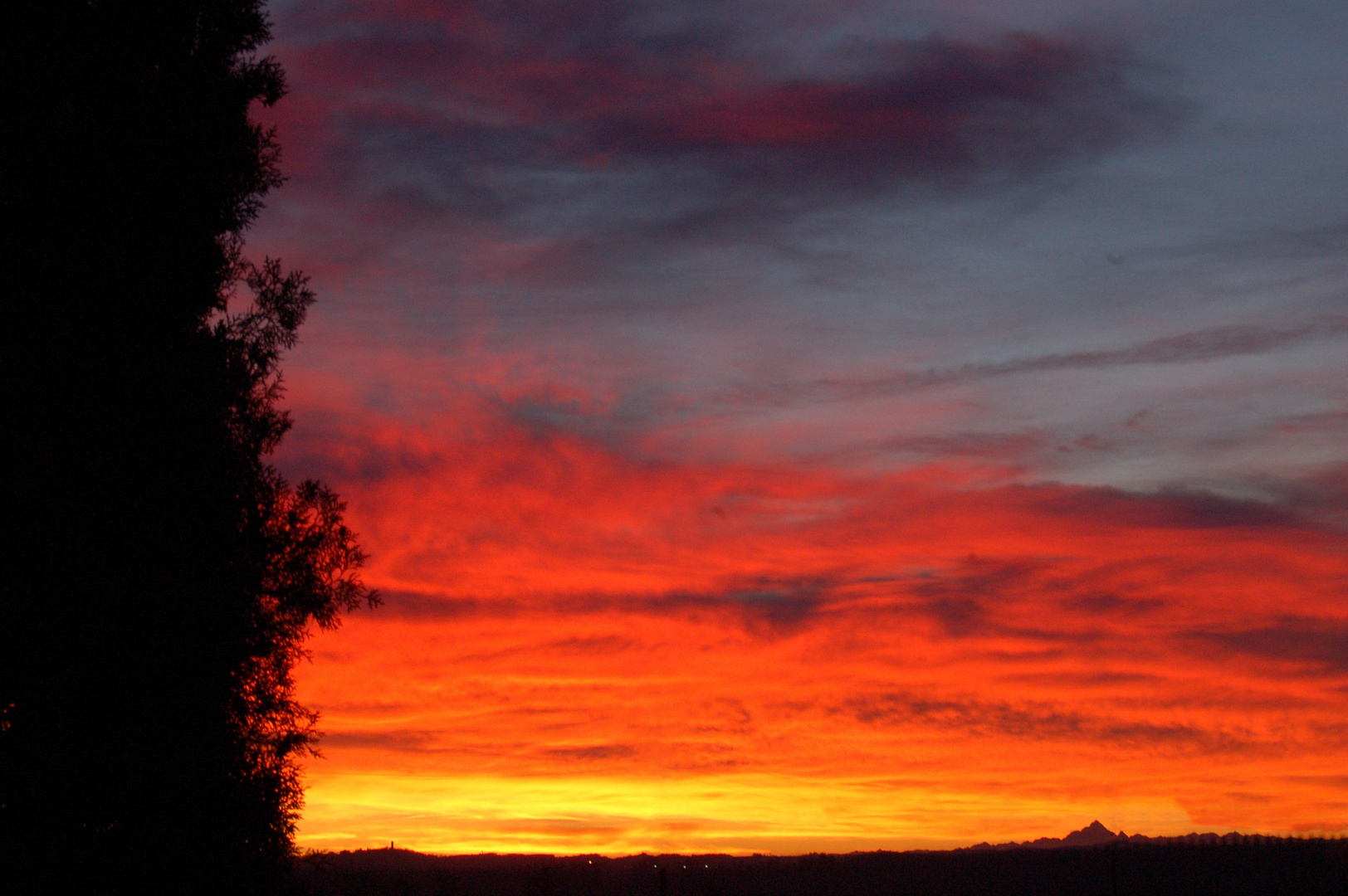 Tramonto con Monviso