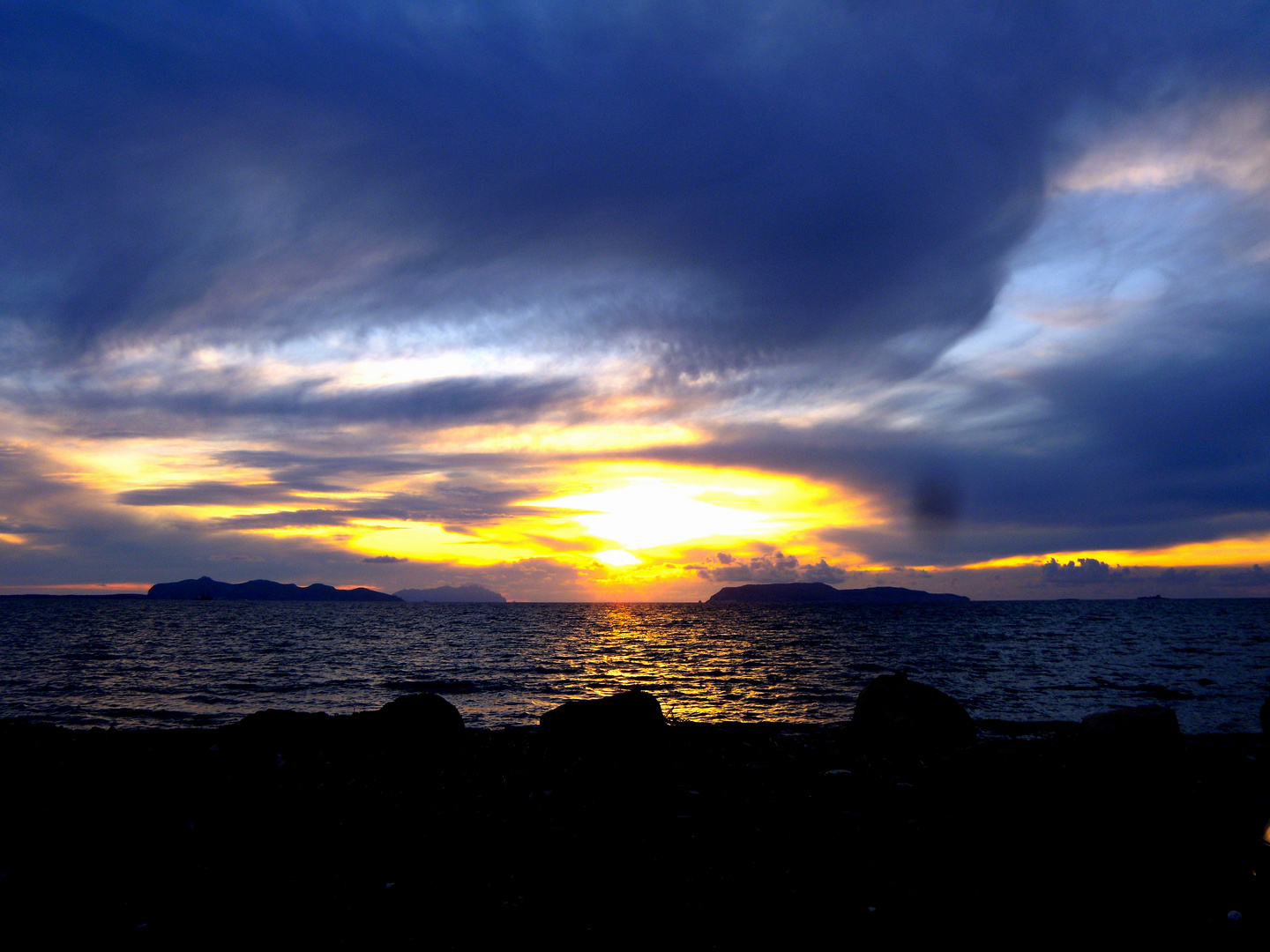 TRAMONTO CON NUVOLE Foto % Immagini| paesaggi, albe e tramonti, le mie