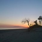 Tramonto da Bova marina con vista dell'Etna